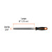 Lima plana bastarda 8" con mango Comfort Grip, TRUPER