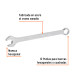 Llave combinada extralarga 1-1/8" x 401 mm de largo, EXPERT