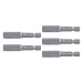 Estuche con 5 puntas hexagonales de 8 mm largo 2", EXPERT