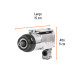Llave (pistola) de impacto neumática 3/8", TRUPER