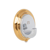 Gancho sencillo para toallas, cromo-oro, FOSET AQUA