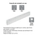 Lámpara de emergencia de 120 Leds 1000 lm recargable VOLTECK