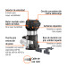 Router (rebajadora) compacto 710 W, 1 HP, TRUPER INDUSTRIAL
