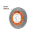 Carda alambre ondulado 8" x 3/4" para esmeril, TRUPER