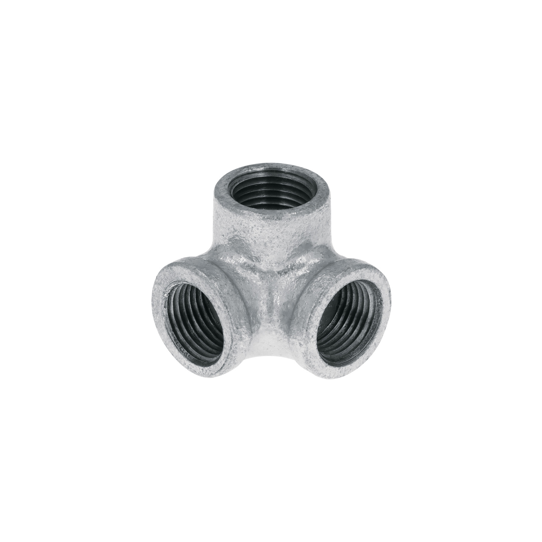 Codo rincón acero galvanizado de 1/2", FOSET