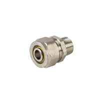 Conector para PEALPE, 3/8x3/8", con rosca macho, FOSET