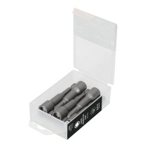 Estuche con 5 dados magnéticos de 5/16" largo 2-1/2", EXPERT