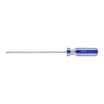 Desarmador de cruz 1/4 x 8" mango de PVC, PRETUL