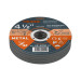 Disco Tipo 42 de 4-1/2" x 3.2 mm para corte de metal, TRUPER