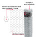Rollo malla hexagonal cal.20, 1.5x 45m, abertura 50mm, 15kg