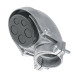 Mufa con abrazadera para tubo 1-1/4", VOLTECK