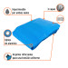 Lona de polietileno reforzada 7x10 m, azul, 180g/m2, TRUPER