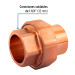 Tuerca unión de latón cobrizado 1-1/4", FOSET