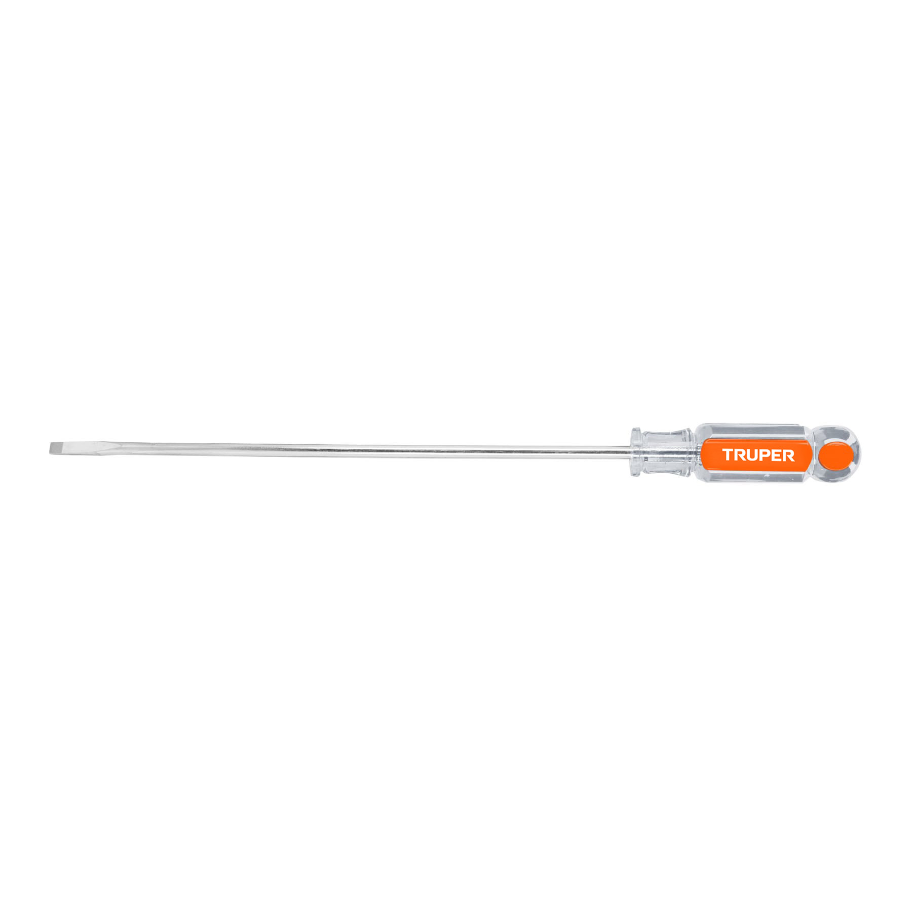 Desarmador cabinet 1/4" x 10" mango de acetato, TRUPER