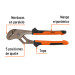 Pinzas de extensión 8" mango Comfort Grip, TRUPER EXPERT