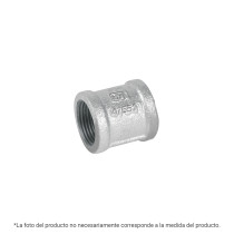 Cople reforzado de acero galvanizado de 1/4", FOSET