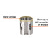 Brocasierra diamante 1-3/8" borde continuo, TRUPER