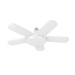 Lámpara LED tipo ventilador 50W, 5 aspas, 6500K, BASIC