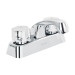 Mezcladora 4" lavabo, ABS, hexagonal, BASIC