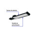 Luminario suburbano LED 100 W 6500 K, plano, VOLTECK