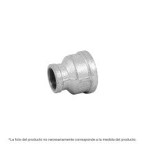 Reducción campana acero galvanizado 1/2x1/4", FOSET