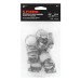 Bolsa con 10 abrazaderas sin fin #7, 9/16 - 1-1/16", FIERO