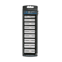 Juego de 9 dados largos cuadro 3/8" mm, TRUPER