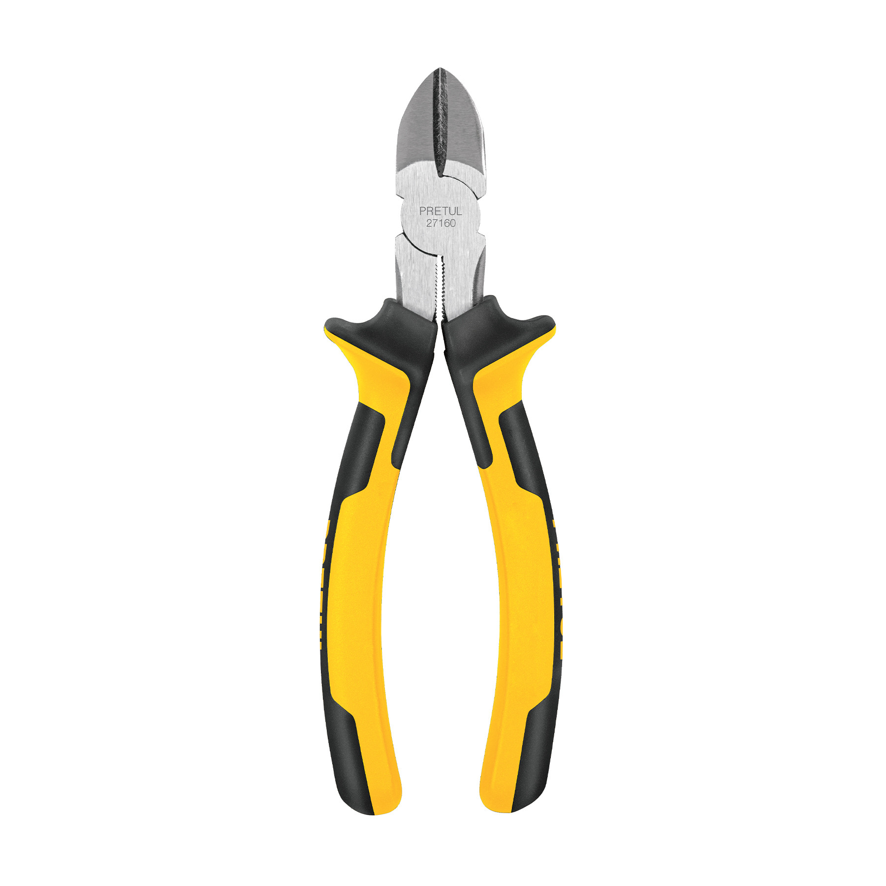 Pinza de corte diagonal 8" mango Comfort Grip, PRETUL