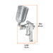 Pistola para pintar LVMP vaso aluminio, 1.7 mm, TRUPER