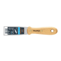 Espátula flexible 1" con mango de madera, TRUPER