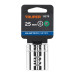 Dado de 25 mm, 6 puntas, cuadro 1/2", TRUPER