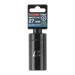 Dado largo impacto de 27 mm, 6 puntas, cuadro 1/2", TRUPER