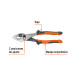 Pinzas de chofer 8" mango Comfort Grip, TRUPER EXPERT