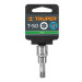 Dado punta torx T-50, cuadro 3/8", TRUPER
