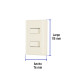 Placa armada 1 interruptor y 1 escalera, marfil, BASIC