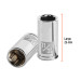 Dado de 11/32", 6 puntas, cuadro 1/4", TRUPER