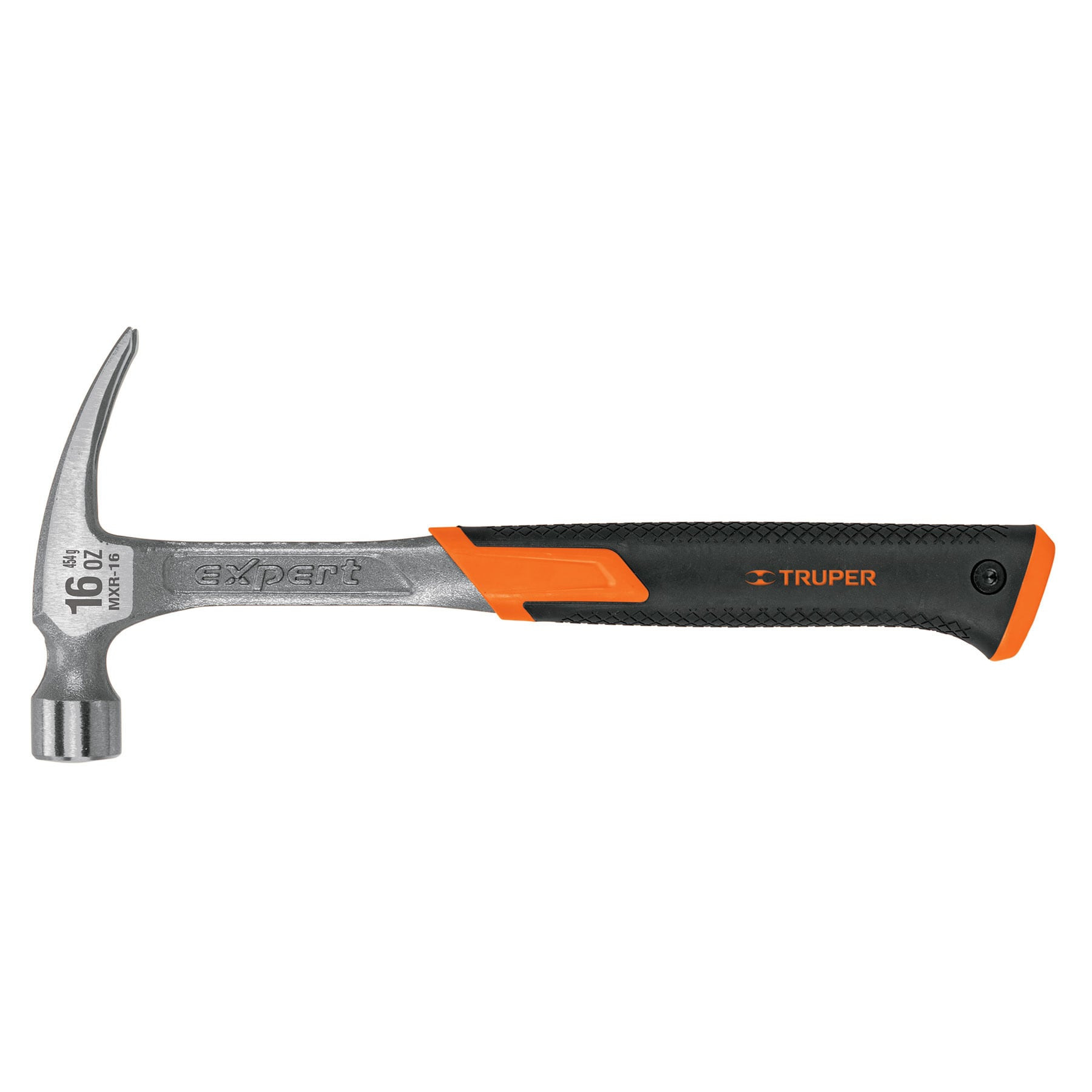 Martillo forjado 16 oz uña recta, mango con neopreno, EXPERT