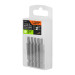 Estuche con 5 puntas torx T25 con seguro largo 2", EXPERT