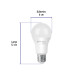Foco LED 14W (75W) A19, 3000K blanca cálida, 1150 lm, BASIC