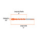 Broca multimaterial 1/2 x 6", TRUPER