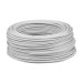 Rollo de 100 metros de cable THW CCA 12 AWG blanco, BASIC