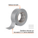 Cinta para ducto 50m x 48mm, espesor 0.19mm, TRUPER