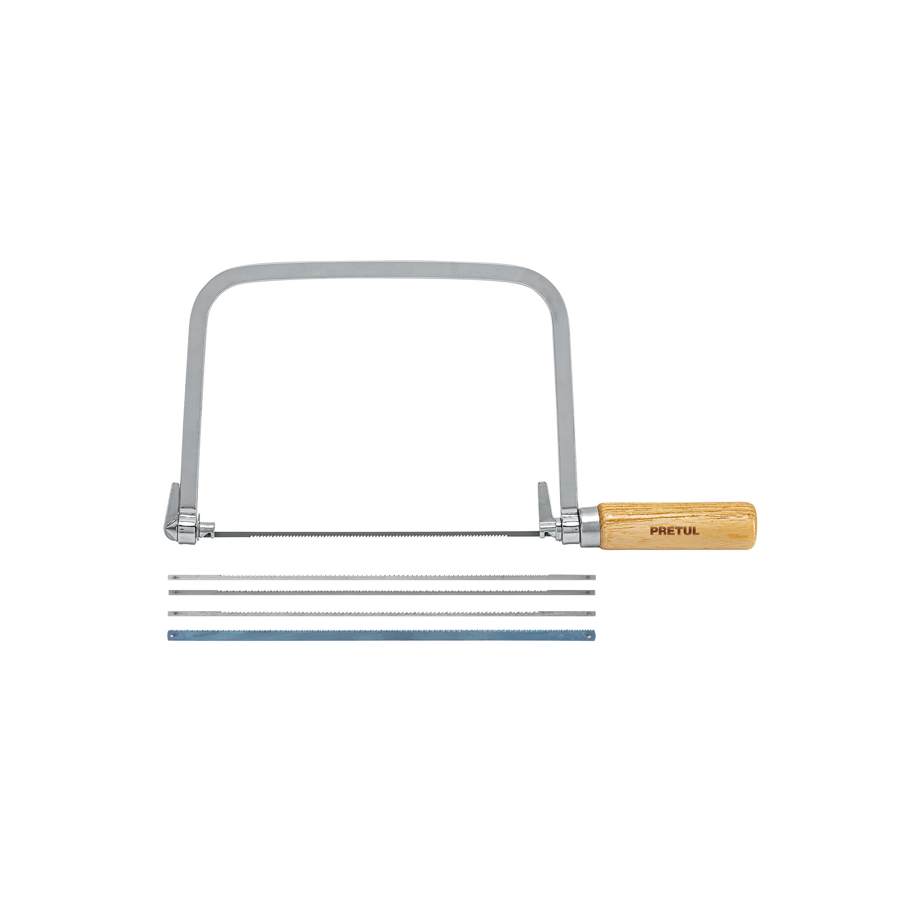 Arco calador con 5 seguetas de 6-1/2", PRETUL
