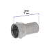 Bolsa con 4 conectores coaxiales RG 59 de enroscar, VOLTECK