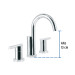 Mezcladora cromo para lavabo con taladros separados, ELEMENT