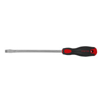 Desarmador plano 3/8" x 8" mango Comfort Grip, PRETUL