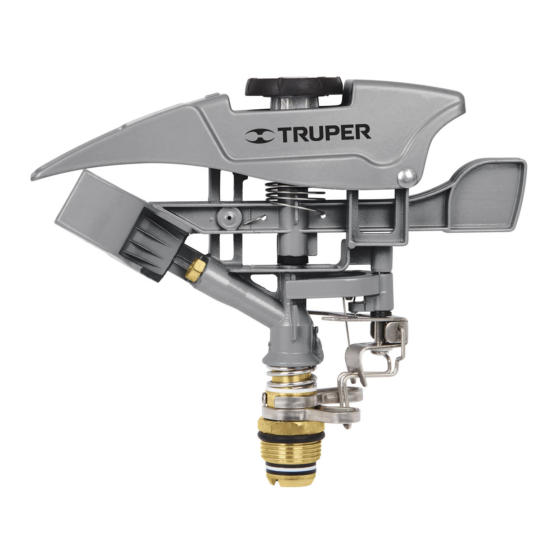 Aspersor metálico 3/4", grandes superficies