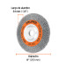 Carda alambre ondulado 8" x 3/4" para esmeril, TRUPER