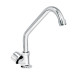 Llave individual fregadero, cuello corto, hexagonal, BASIC