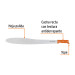 Machete Caguayano 24" cacha naranja remachada, TRUPER